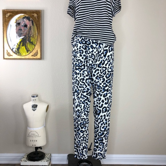 Just Female ASOS UO Cheetah Leopard Harem Drop Pants - Picture 4 of 7